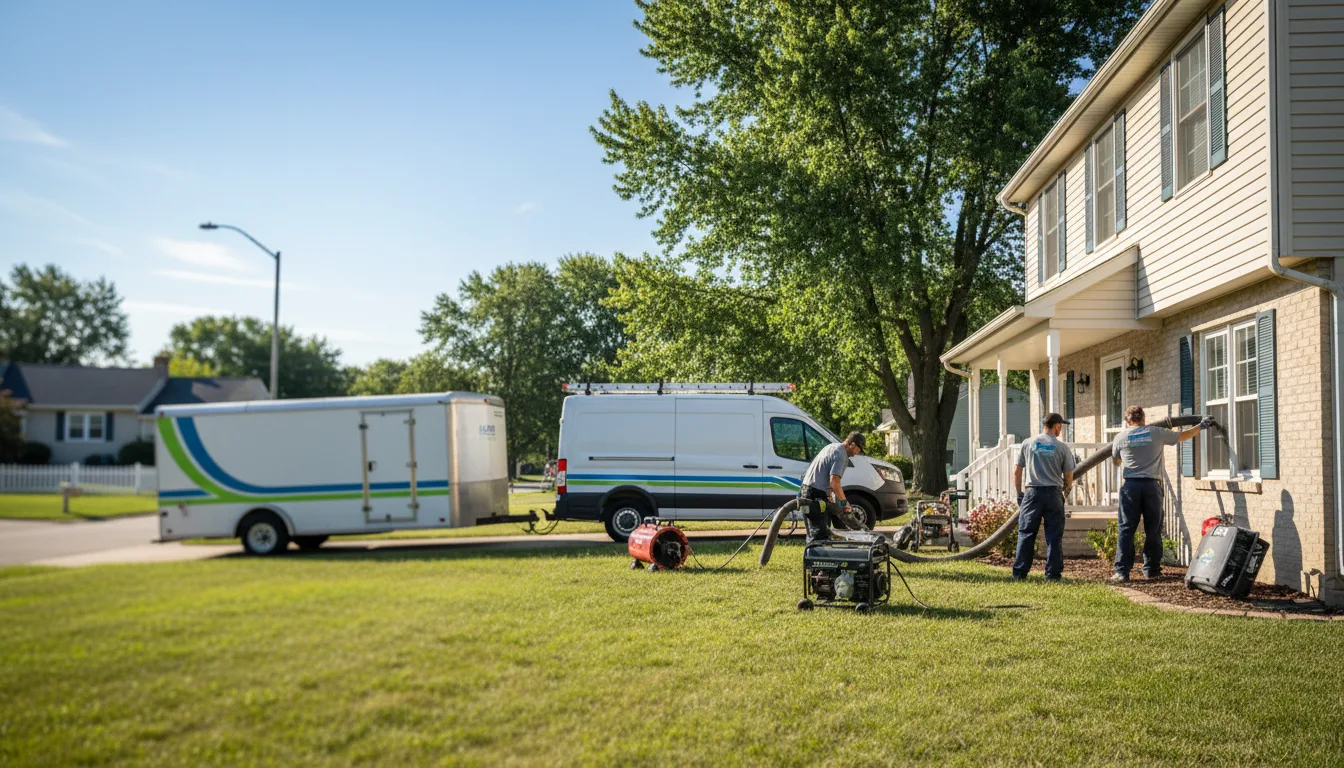 Flooded Basement Restoration And Cleanup With Repair in Amo, IN near me